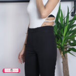 شلوار پارچه ای راسته ساده کد 2040