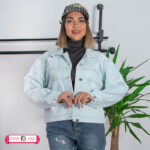 کت جین زنانه یخی کد ۱۱۵۵