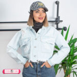 کت جین پاییزی زنانه کد ۱۱۸۰ مناسب برای فصل پاییز