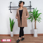 پالتو زنانه یقه انگلیسی کد ۲۰۵۹ با رنگبندی و سایزبندی مختلف