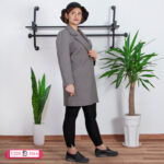 پالتو زنانه یقه انگلیسی کد ۲۰۶۴ با رنگ و سایز ها مختلف