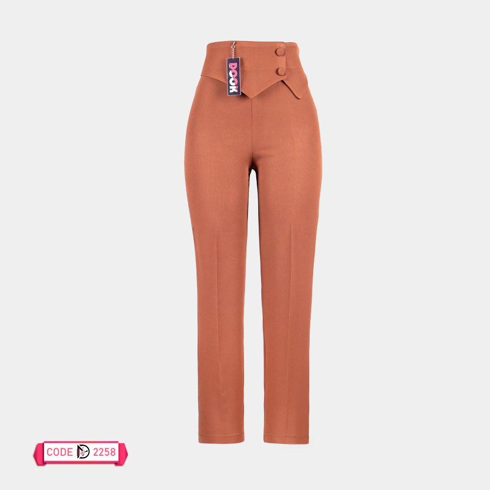 شلوار مام استایل پارچه ای با کیفیت فوق العاده جنس کرپ مازراتی نخ تویست برند دوک کد 2258 شلوار مام استایل پارچه ای با کیفیت فوق العاده جنس کرپ مازراتی نخ تویست برند دوک کد 2258